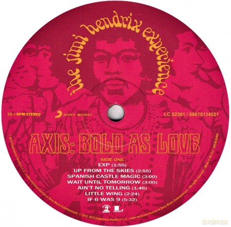 Jimi Hendrix Experience: Axis Bold As Love [Winyl]