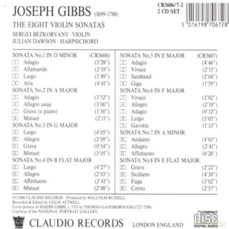 Joseph Gibbs: Bezkorvanydawson [CD]