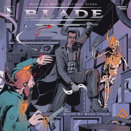 Mark Isham: Blade - Original Motion Picture Score (Deluxe) (Translucent Red) [Winyl]