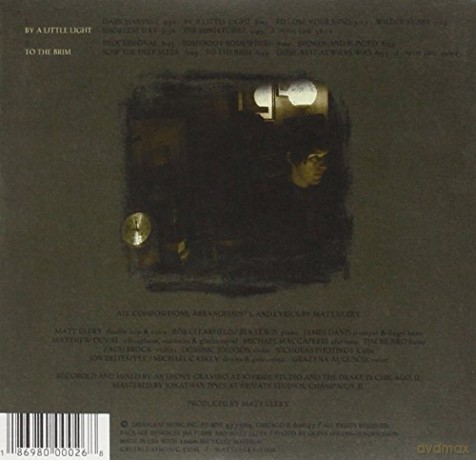 Matt Ulery: By A Little Light [CD]