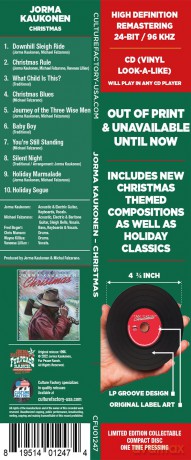 Jorma Kaukonen: Christmas Album [CD]