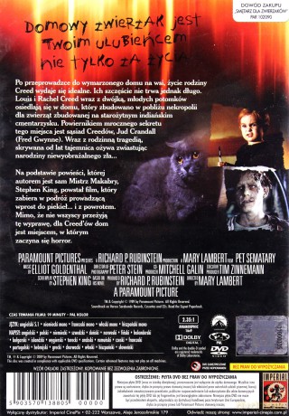 Smętarz dla zwierzaków [DVD]