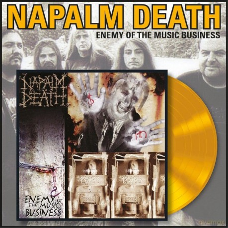 Napalm Death: Enemy Of The Music Business (Yellow) [Winyl]