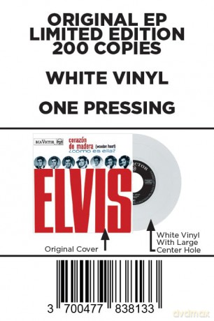 Elvis Presley: Etranger No. 13 - Corazon De Madera (Espagne) (White) [Winyl]