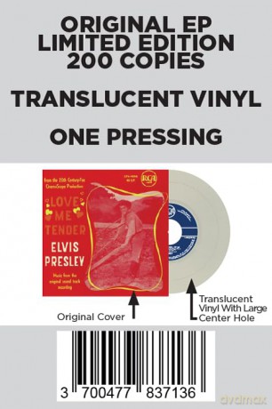 Elvis Presley: Etranger No. 14 - Love Me Tender (Belgium) (Translucent) [Winyl]