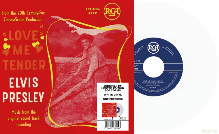 Elvis Presley: Etranger No. 14 - Love Me Tender (Belgium) (White) [Winyl]