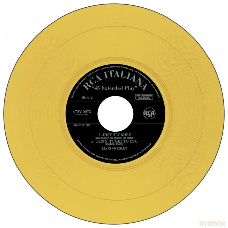 Elvis Presley: Etranger No. 15 - Il Re Del RockNRoll (Italie) (Yellow) [Winyl]