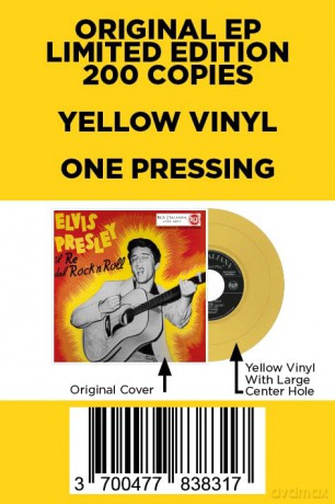 Elvis Presley: Etranger No. 15 - Il Re Del RockNRoll (Italie) (Yellow) [Winyl]