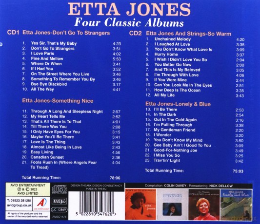 Etta Jones: Four Classic Albums [CD]