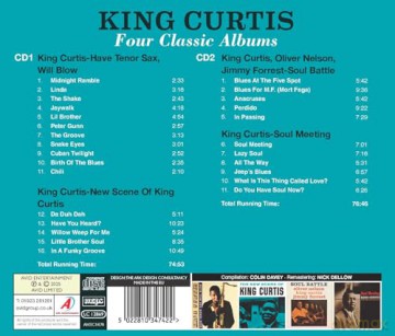King Curtis: Four Classic Albums [CD]