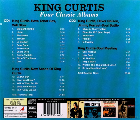 King Curtis: Four Classic Albums [CD]