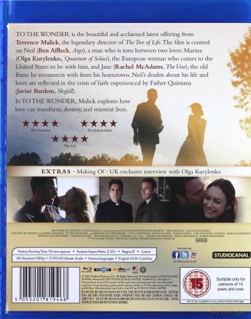 To The Wonder [Blu-Ray]