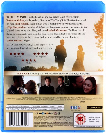 To The Wonder [Blu-Ray]