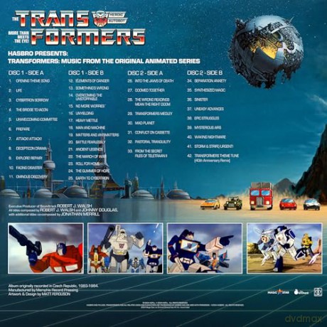 Hasbro Presents: Transformers soundtrack From The Animated Series (Autobots Vs Decepticons) [Winyl]