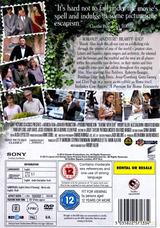 To Rome With Love (Zakochani w Rzymie) [DVD]
