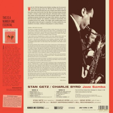 Stan Getz & Charlie Byrd: Jazz Samba (+2 Bonus Tracks) (Limited) [Winyl]
