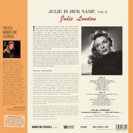 Julie London: Julie Is Her Name Vol. 2 (+6 Bonus Tracks) (Limited) [Winyl]
