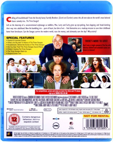 The Three Stooges (Głupi, Głupszy, Najgłupszy) [Blu-Ray]