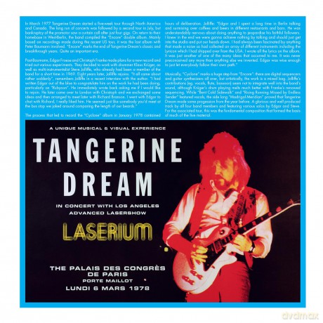 Tangerine Dream: Live Au Palais Des Congres 1978 (Orange/Red/Blue/Black) (RSD 2023) [Winyl]