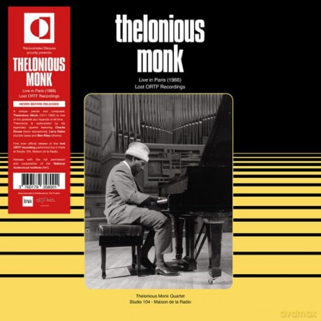 Thelonious Monk: Live In Paris 1966 - Lost Ortf Recording [Winyl]