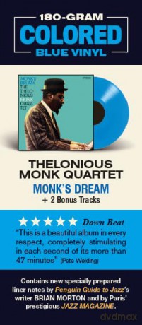 Thelonious Monk Quartet: Monks Dream (+2 Bonus Tracks) (Limited) (Blue) [Winyl]