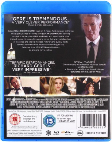 Arbitrage (Arbitraż) [Blu-Ray]
