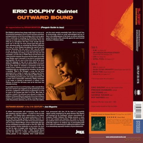Eric Dolphy Quintet: Outward Bound (+2 Bonus Tracks) (Limited Blue) [Winyl]