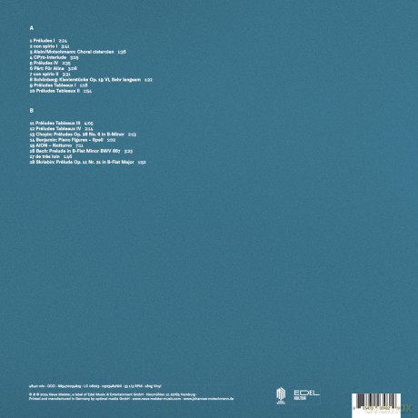 Johannes Motschmann: Preludes Tableaux [Winyl]