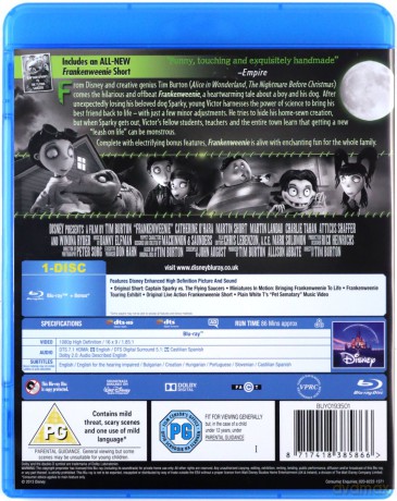 Frankenweenie (Disney) [Blu-Ray]