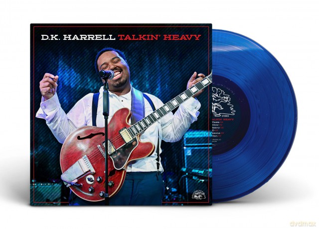 D.K. Harrell: Talkin Heavy (Translucent Blue) [Winyl]