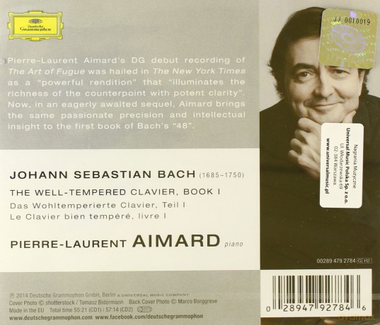Pierre-Laurent Aimard: Bach Das Wohltemperierte Klavier 1 [2CD]