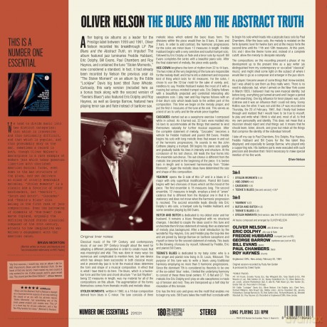 Oliver Nelson: The Blues And The Abstract Truth (+2 Bonus Tracks) (Limited) [Winyl]