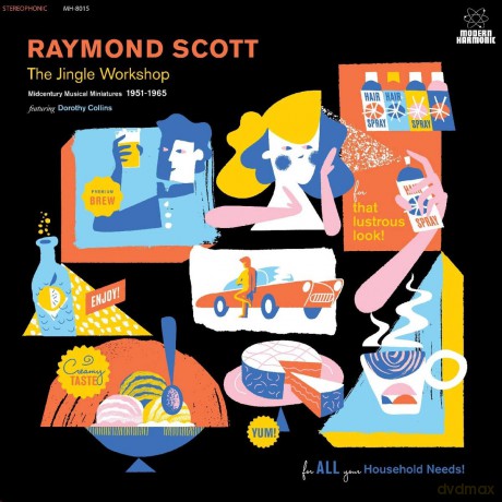 Raymond Scott: The Jingle Workshop: Midcentury Musical Miniatures 1951-1965 (Blue/Gold) (Indie Exclusive) [Winyl]
