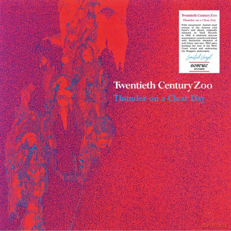 Twentieth Century Zoo: Thunder On A Clear Day (Pink/Sky Blue Splatter) [Winyl]