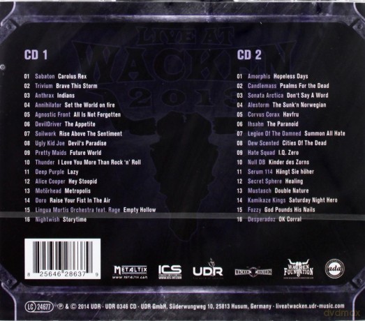 Live At Wacken 2013 [2CD]