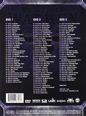 Live At Wacken 2013 [3DVD]