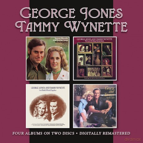 George Jones & Tammy Wynette: We Go Together / We Love To Sing About Jesus / Lets Build A World Together / Together Again [CD]