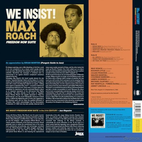 Max Roach: We Insist! Freedom Now Suite (+2 Bonus Tracks) (Limited Yellow) [Winyl]