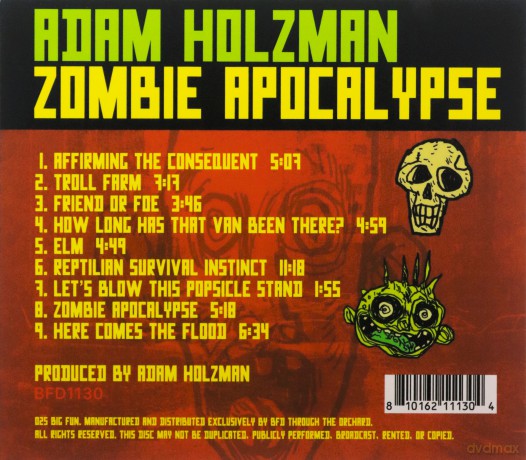 Adam Holzman: Zombie Apocalypse [CD]