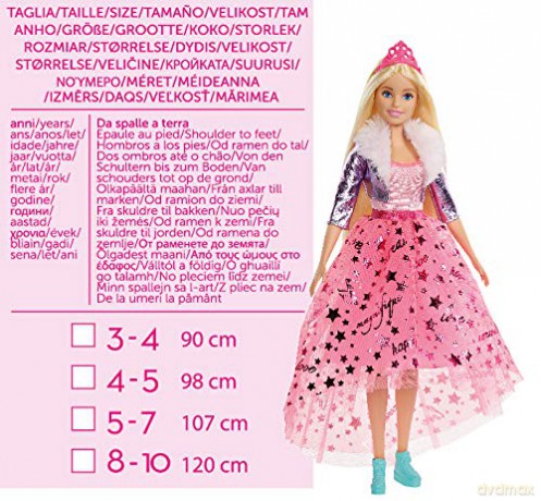 Ciao - Costume - Barbie Princess (98 cm)