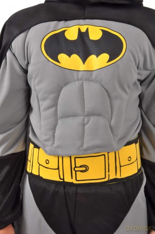 Ciao - Costume w/muscles - Batman (Grey) (124 cm)