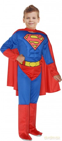 Ciao - Costume w/muscles - Superman (110 cm) (11699.5-7)