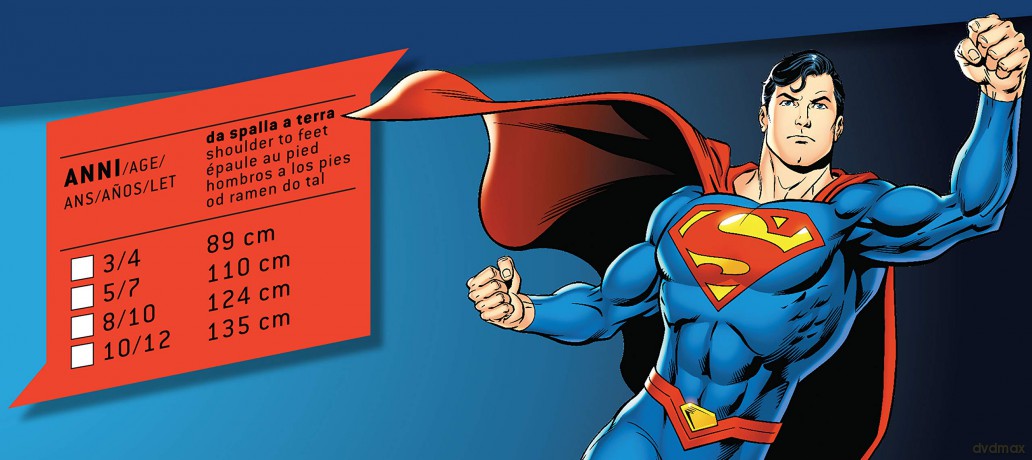 Ciao - Costume w/muscles - Superman (110 cm) (11699.5-7)