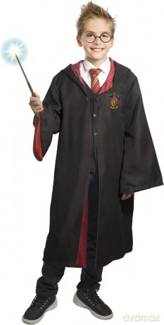 Ciao - Deluxe Costume w/Wand - Harry Potter (124 - 135 cm) (11743.9-11)