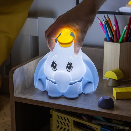 Disney silikonowa lampka z akumulatorem - Dumbo (wysokość: 15 cm) / Disney Dumbo SquishyGlo Silicone Light Rechargeable (high: 15 cm)