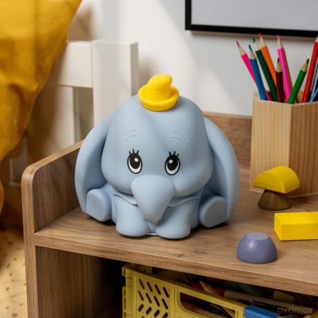 Disney silikonowa lampka z akumulatorem - Dumbo (wysokość: 15 cm) / Disney Dumbo SquishyGlo Silicone Light Rechargeable (high: 15 cm)