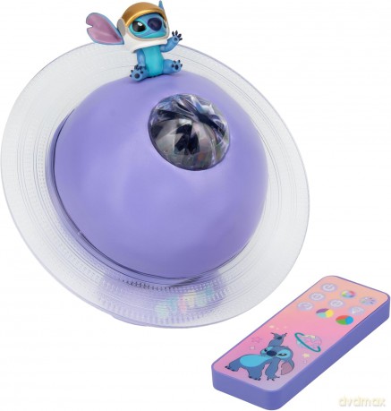 Disney Stitch lampka projekcyjna z akumulatorem - Galaktyka (wysokość: 14 cm) / Disney Stitch Galaxy Projection Light Rechargeable Battery (high: 14 cm)