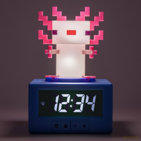 Minecraft Axolotl budzik (wysokość: 15 cm) / Minecraft Axolotl Icon Alarm Clock (high: 15 cm)