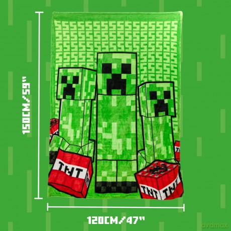 Minecraft Creeper poduszka-koc (2w1) / Minecraft Creeper Cushion Blanket (2 in 1)