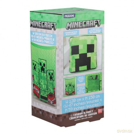 Minecraft Creeper poduszka-koc (2w1) / Minecraft Creeper Cushion Blanket (2 in 1)